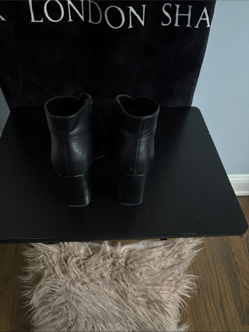 Worthington Black Pointed Toe Ankle Booties - Picture 3 of 5